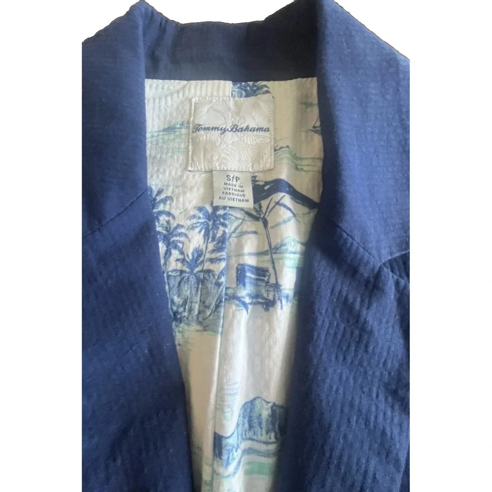 Tommy Bahama Jacket Womens Small Button Up‎ Blue